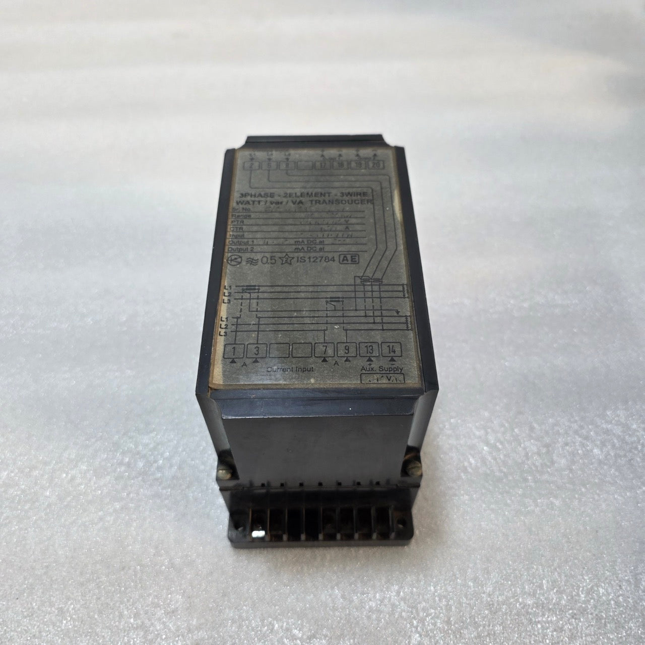AE 3-PHASE, 2-ELEMENT, 3-WIRE WATT / VAR / VA TRANSDUCER