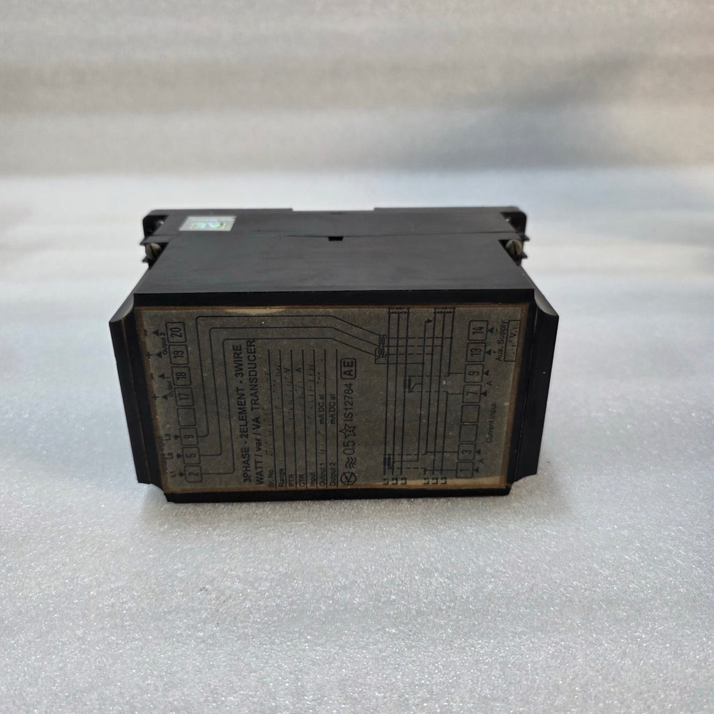 AE 3-PHASE, 2-ELEMENT, 3-WIRE WATT / VAR / VA TRANSDUCER