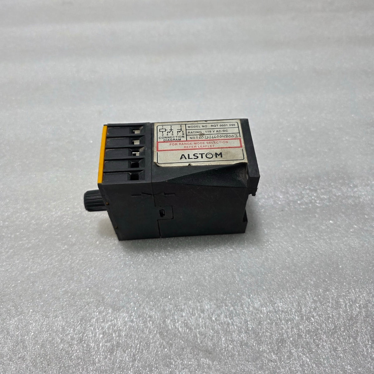 ALSTOM RQT 0001 096 INDUSTRIAL CONTROL / PROTECTION RELAY MODULE 110 V AC / DC
