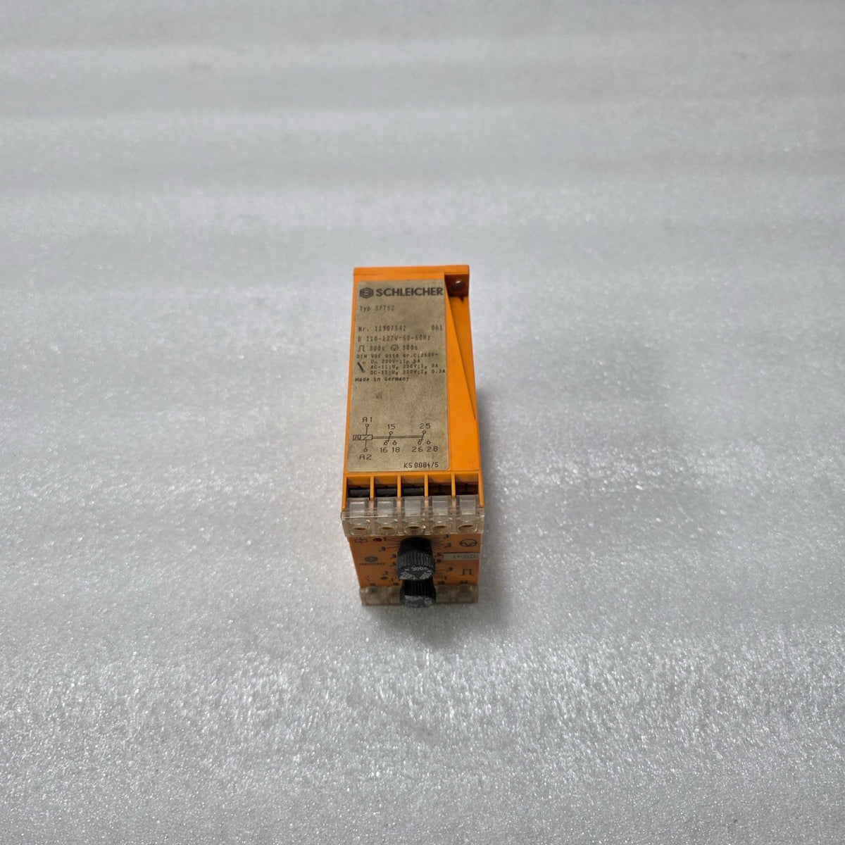 SCHLEICHER SPT52 TIME DELAY RELAY 110–127 VAC 11307542
