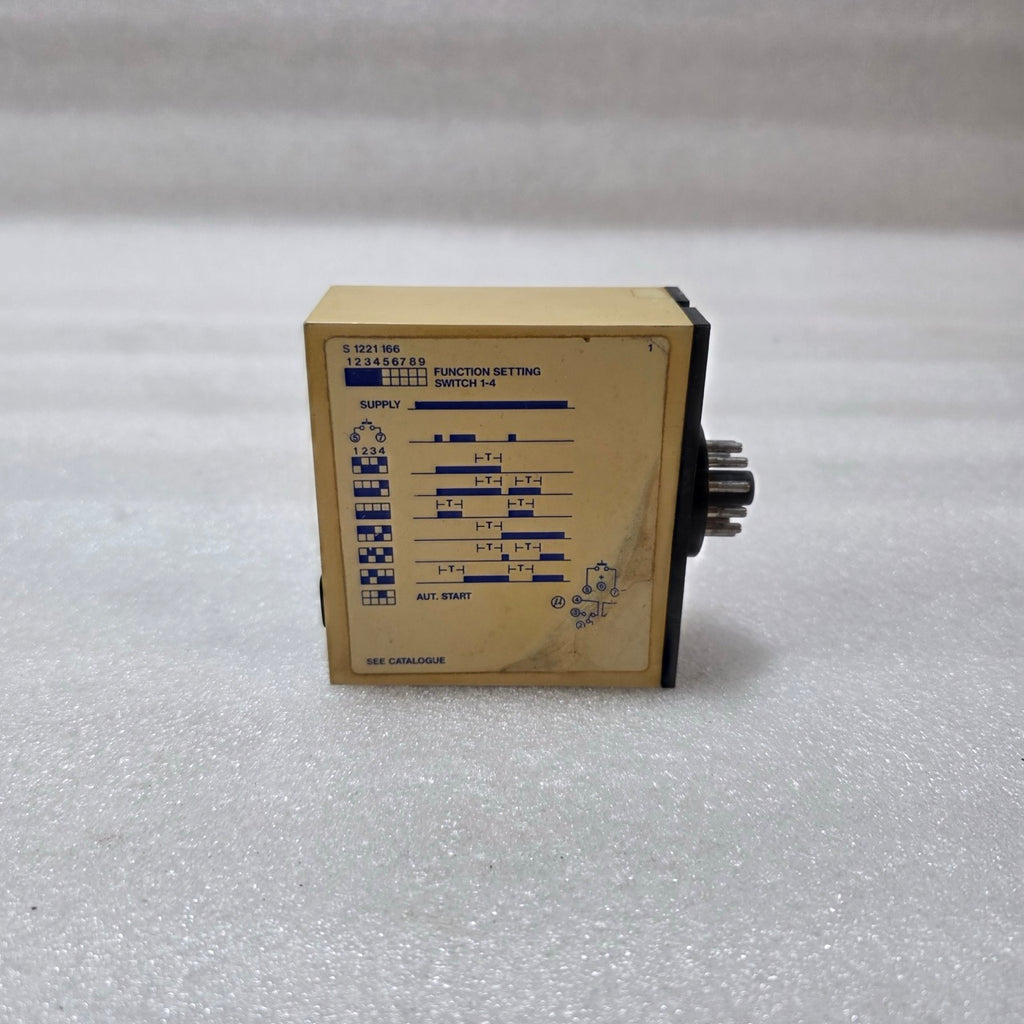 ELECTROMATIC S-SYSTEM S 122166 230 TIME DELAY RELAY 230VAC 10-100SEC