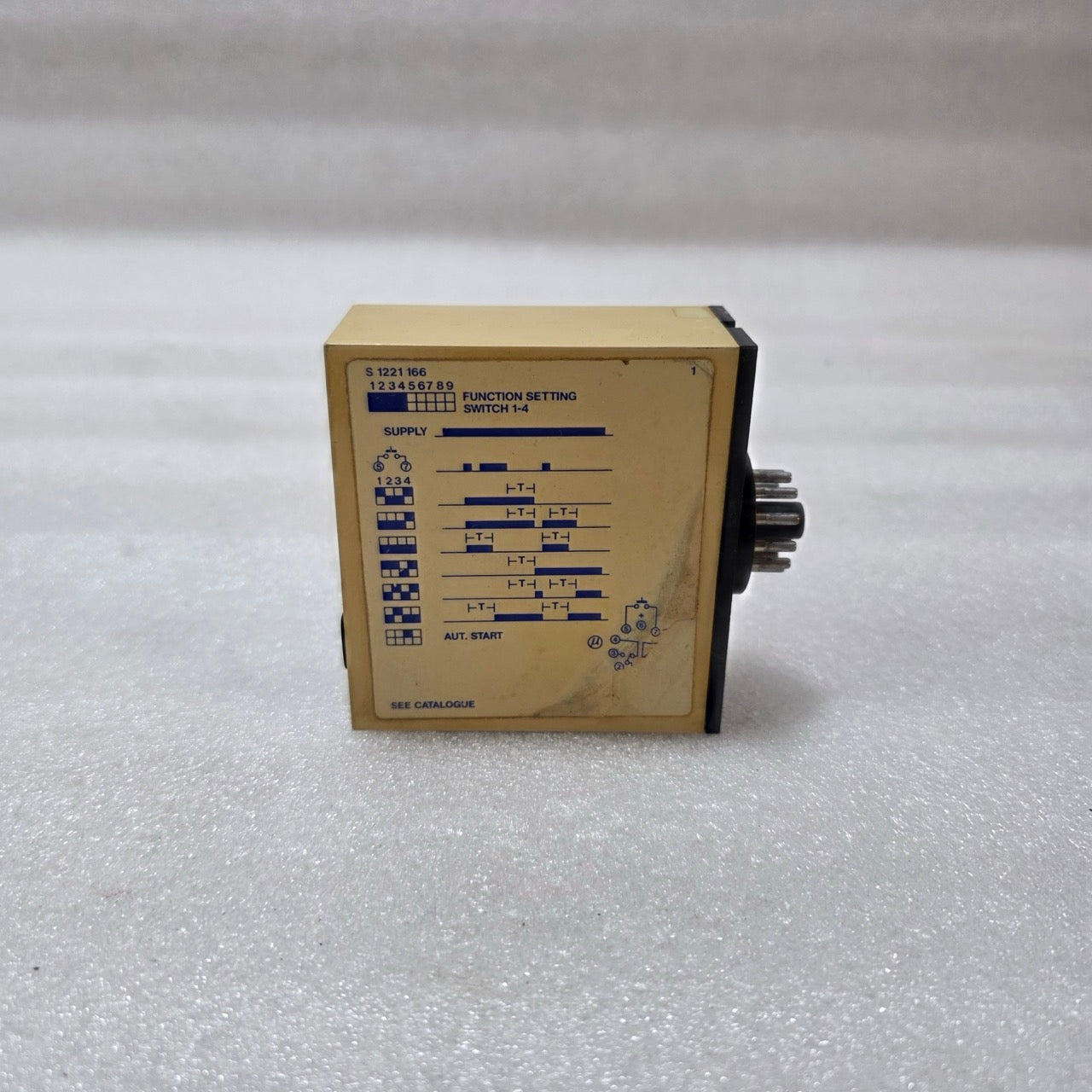 ELECTROMATIC S-SYSTEM S 122166 230 TIME DELAY RELAY 230VAC 10-100SEC