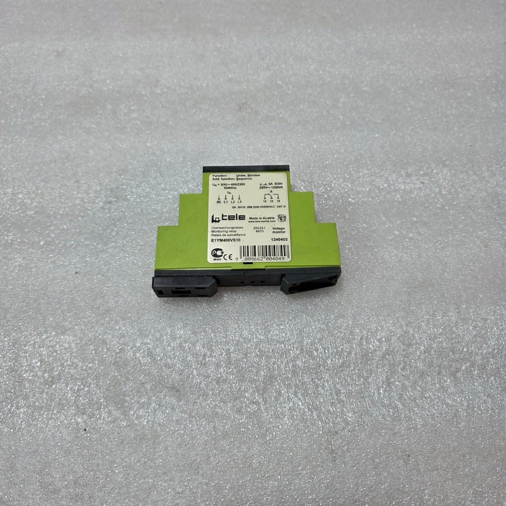 TELE E1YM400VS10 VOLTAGE MONITORING RELAY