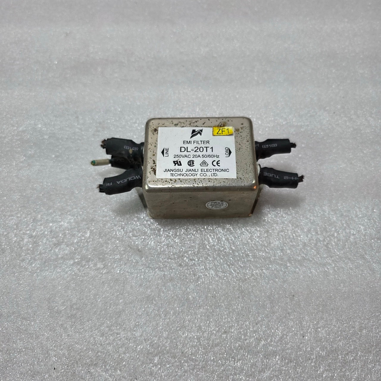 JIANGSU DL-20T1 EMI FILTER 250 V AC 20A