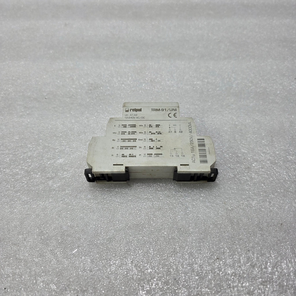 RELPOL TRM-91/UNI MULTIFUNCTION TIME RELAY 12–240V AC/DC