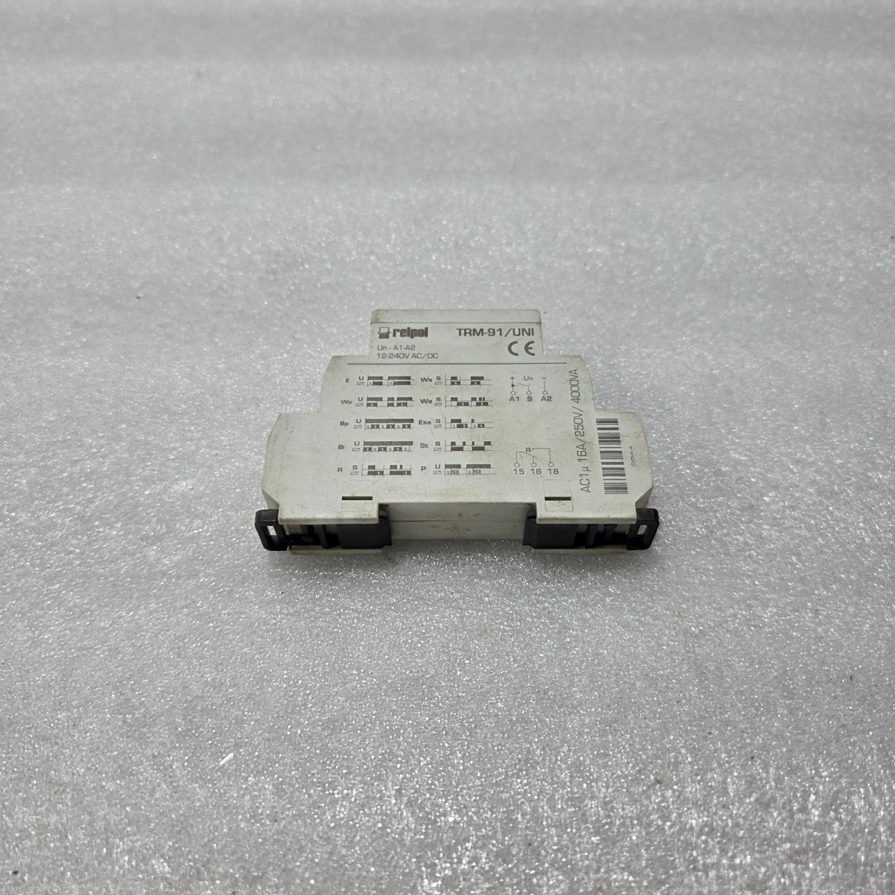 RELPOL TRM-91/UNI MULTIFUNCTION TIME RELAY 12–240V AC/DC