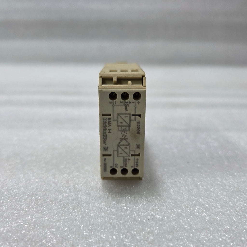 WEIDMÜLLER EMA I-I 4–20 MA SIGNAL ISOLATOR 112206 24 V DC DIN RAIL MODULE
