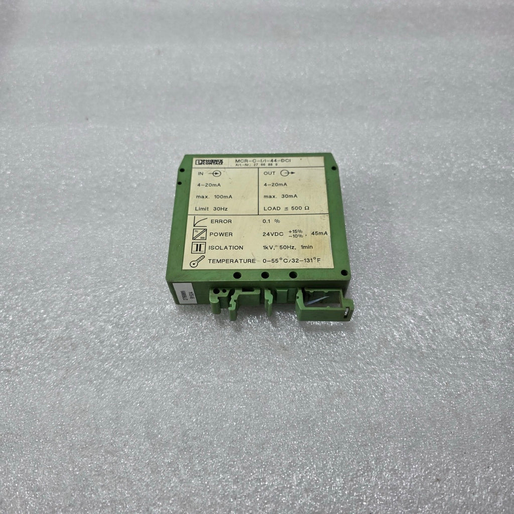 PHOENIX CONTACT MCR-C-I/I-44-DCI 4–20 MA ISOLATED SIGNAL CONVERTER 2766888 24 V
