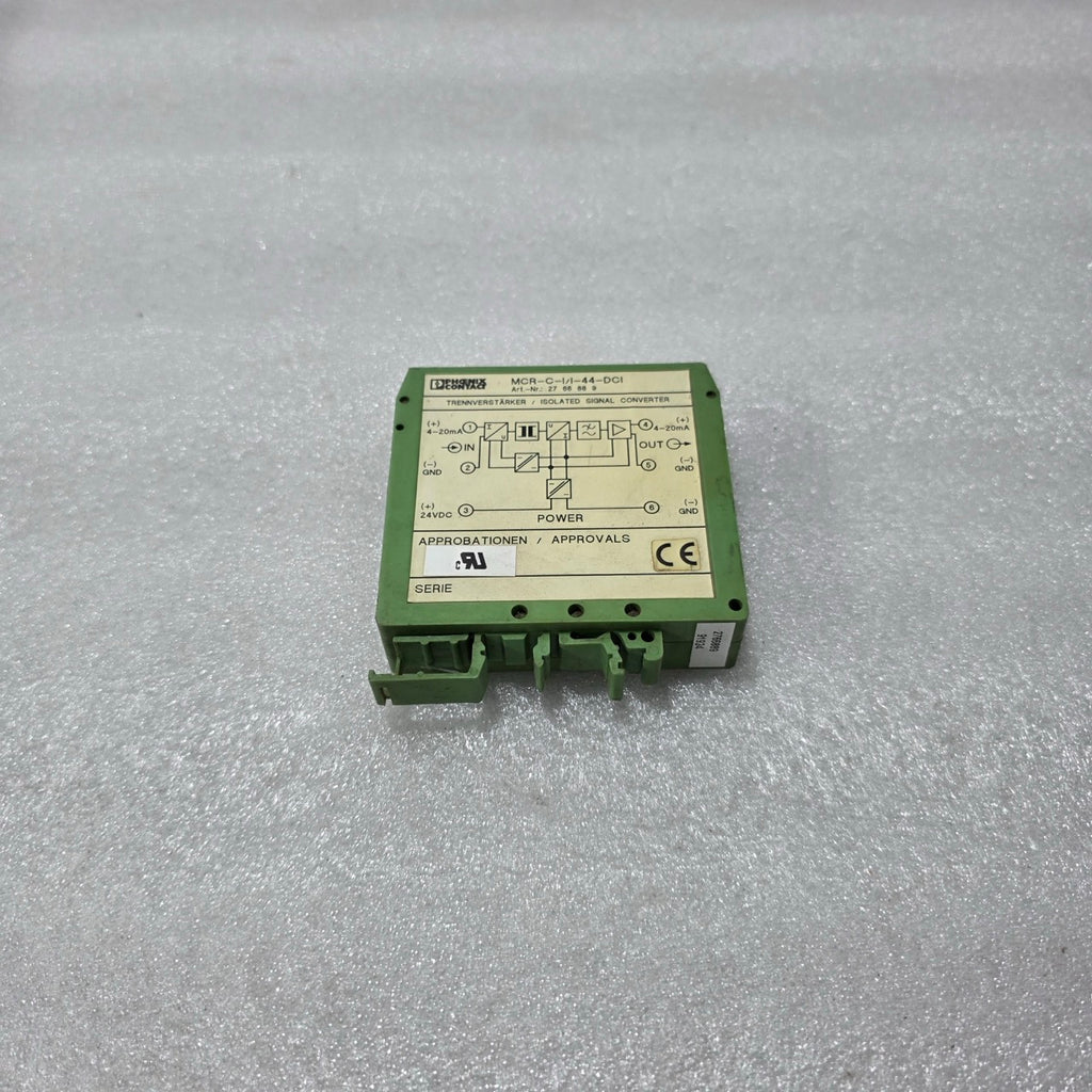 PHOENIX CONTACT MCR-C-I/I-44-DCI 4–20 MA ISOLATED SIGNAL CONVERTER 2766888 24 V