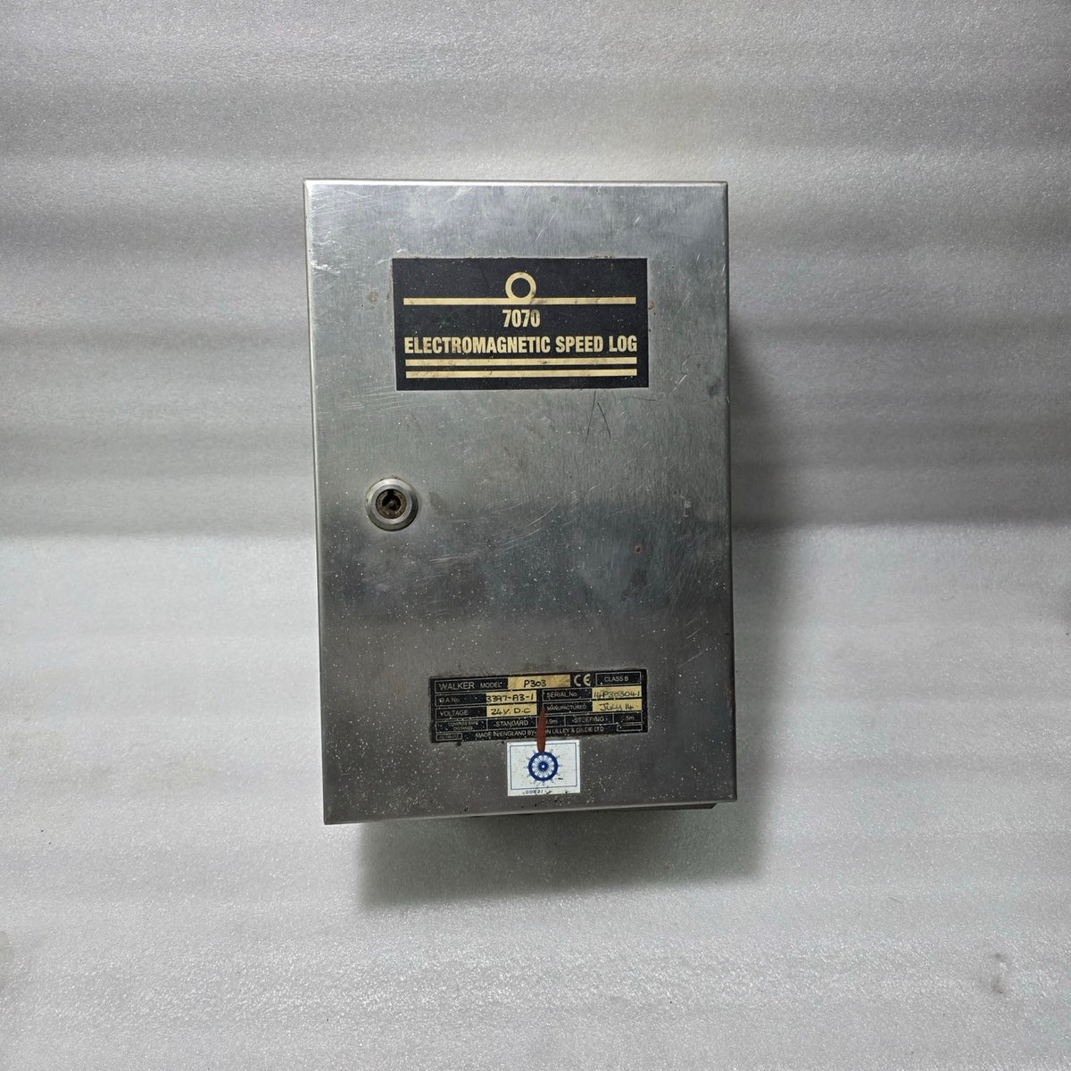 WALKER 7070 ELECTROMAGNETIC SPEED LOG CONTROL UNIT P303 MARINE NAVIGATION SYSTEM