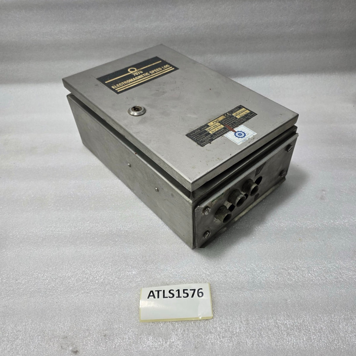 WALKER 7070 ELECTROMAGNETIC SPEED LOG CONTROL UNIT P303 MARINE NAVIGATION SYSTEM