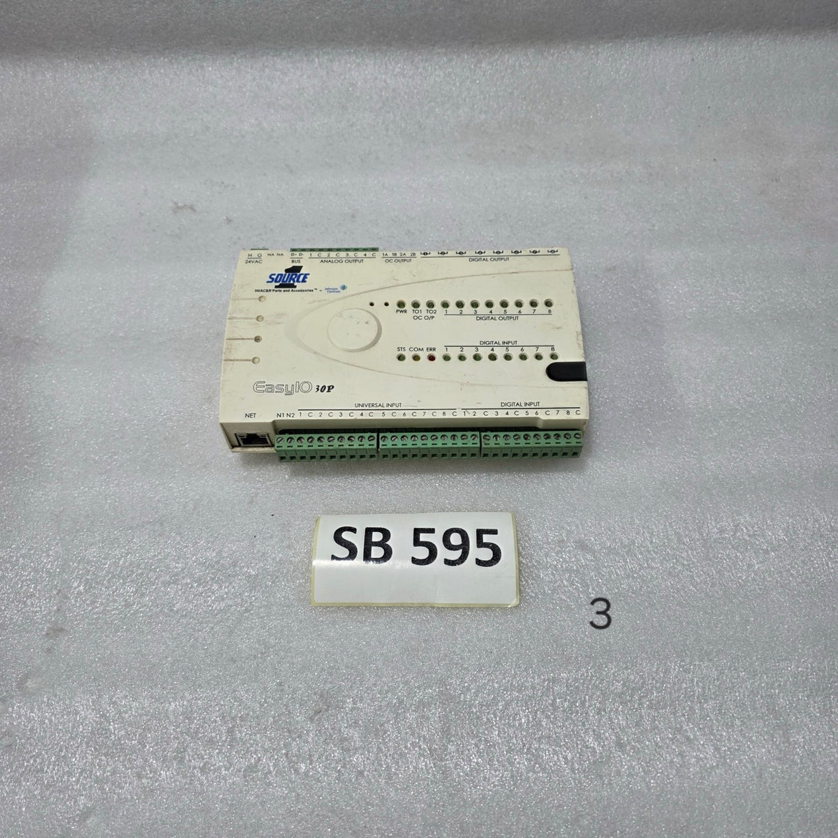 JOHNSON CONTROLS EASYIO 30P PROGRAMMABLE HVAC CONTROLLER WITH UNIVERSAL I/O  – 2