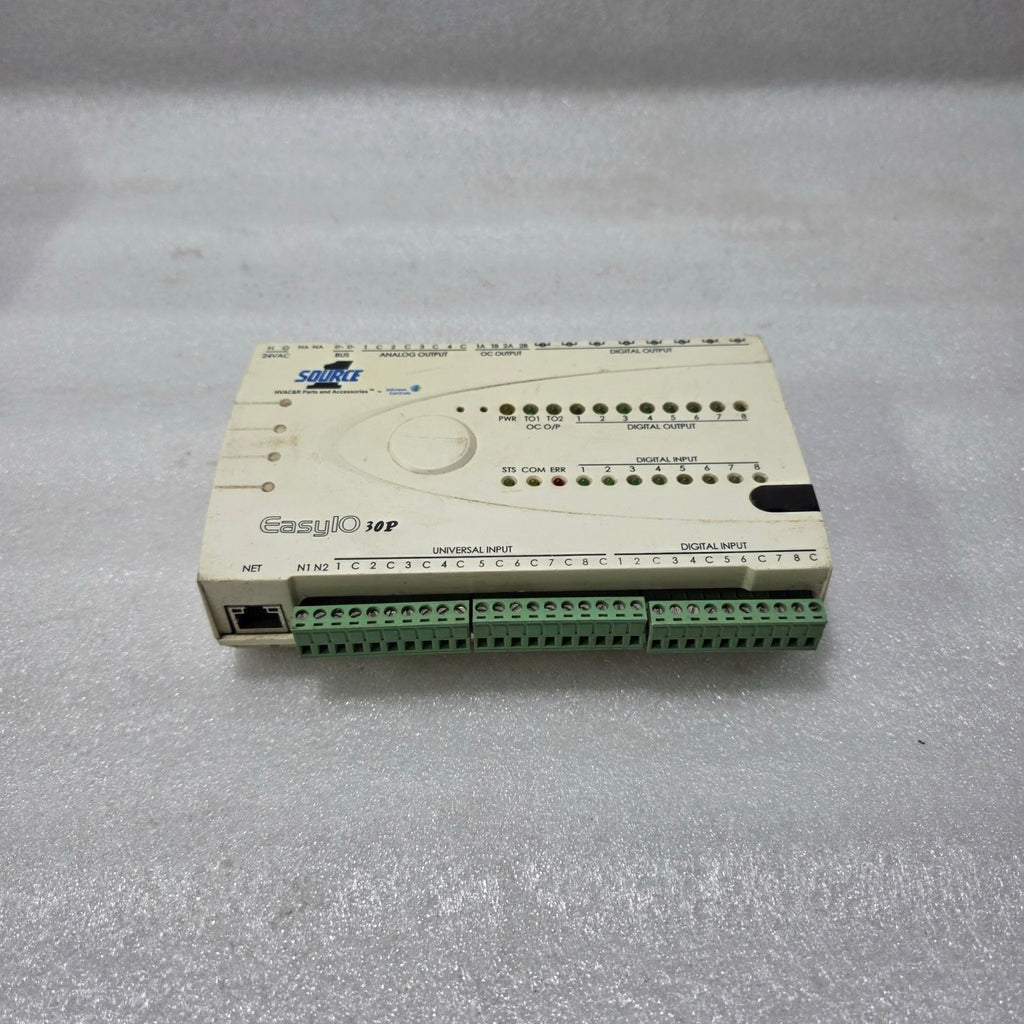 EASYIO 30P PROGRAMMABLE HVAC CONTROLLER WITH UNIVERSAL I/O 24 VAC