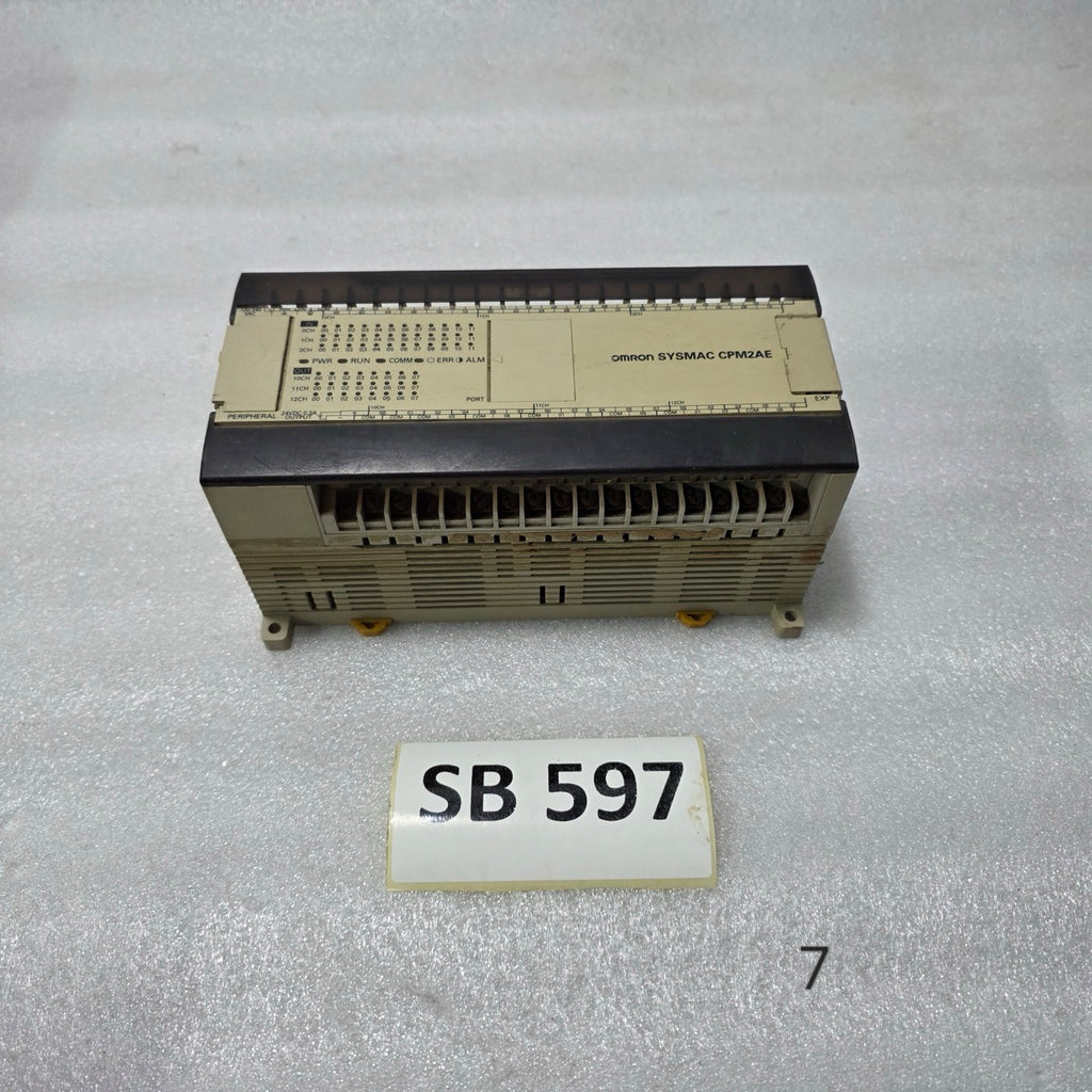 OMRON SYSMAC CPM2AE-60CDR-A PROGRAMMABLE LOGIC CONTROLLER (PLC)