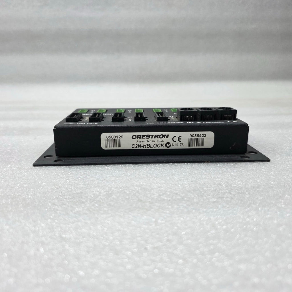2 UNIT x CRESTRON C2N-HBLOCK CRESNET PARALLEL WIRING HUB LOT OF 2