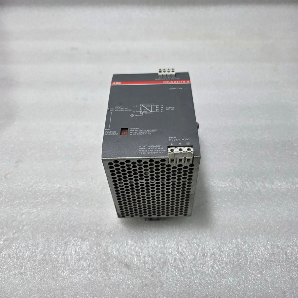 ABB CP-S 24/10.0 – SWITCH-MODE DIN-RAIL POWER SUPPLY, 24 V DC, 10 A 1SVR427015R0