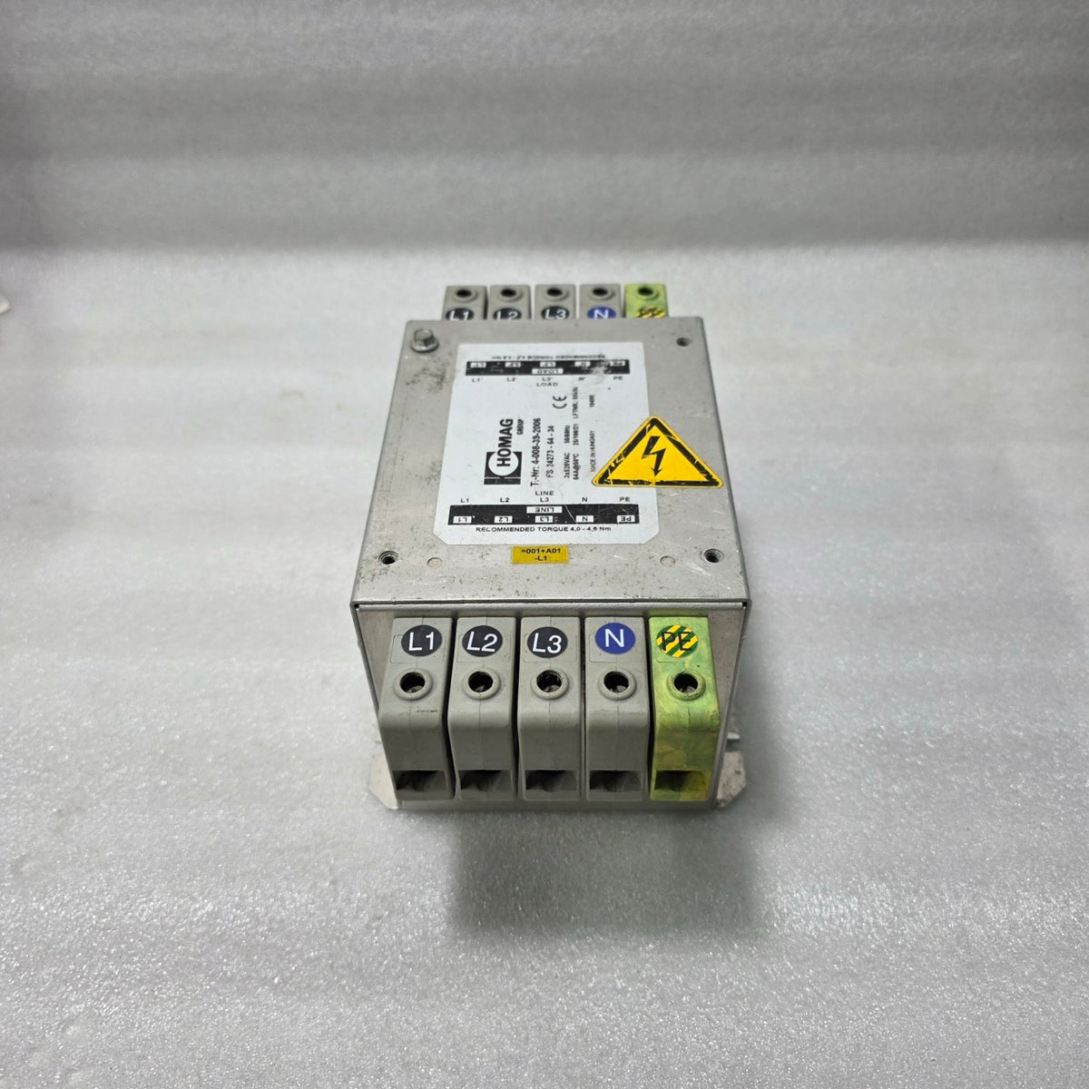 HOMAG GROUP FS 24273-64-34 POWER DISTRIBUTION/FILTER MODULE