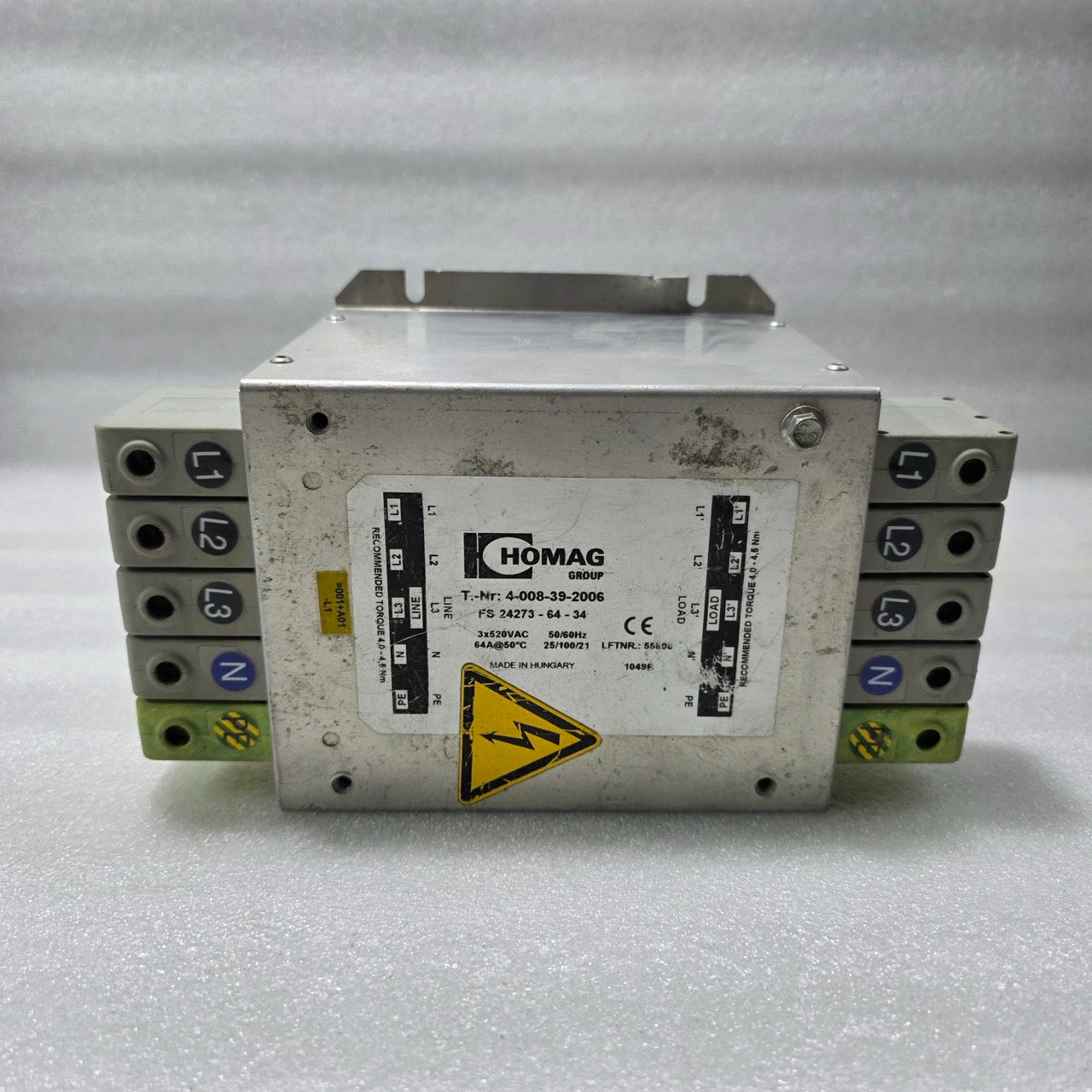 HOMAG GROUP FS 24273-64-34 POWER DISTRIBUTION/FILTER MODULE
