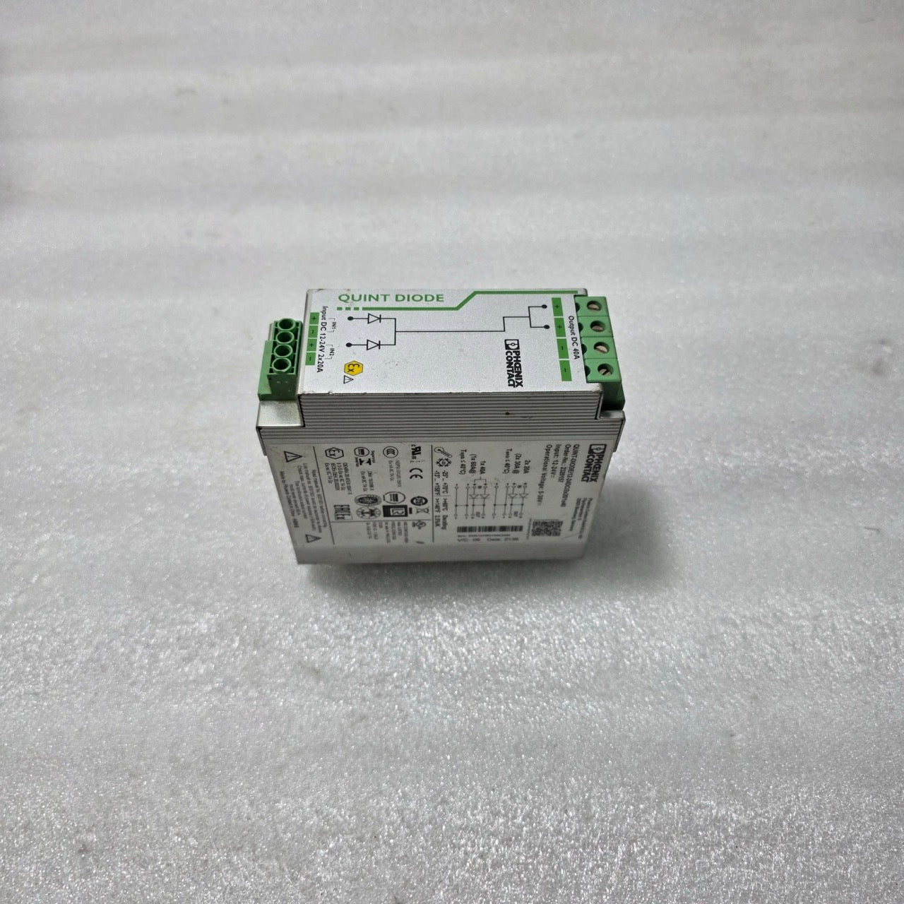 PHOENIX CONTACT QUINT-DIODE 12-24 V DC/2X20/1X40 POWER DIODE MODULE