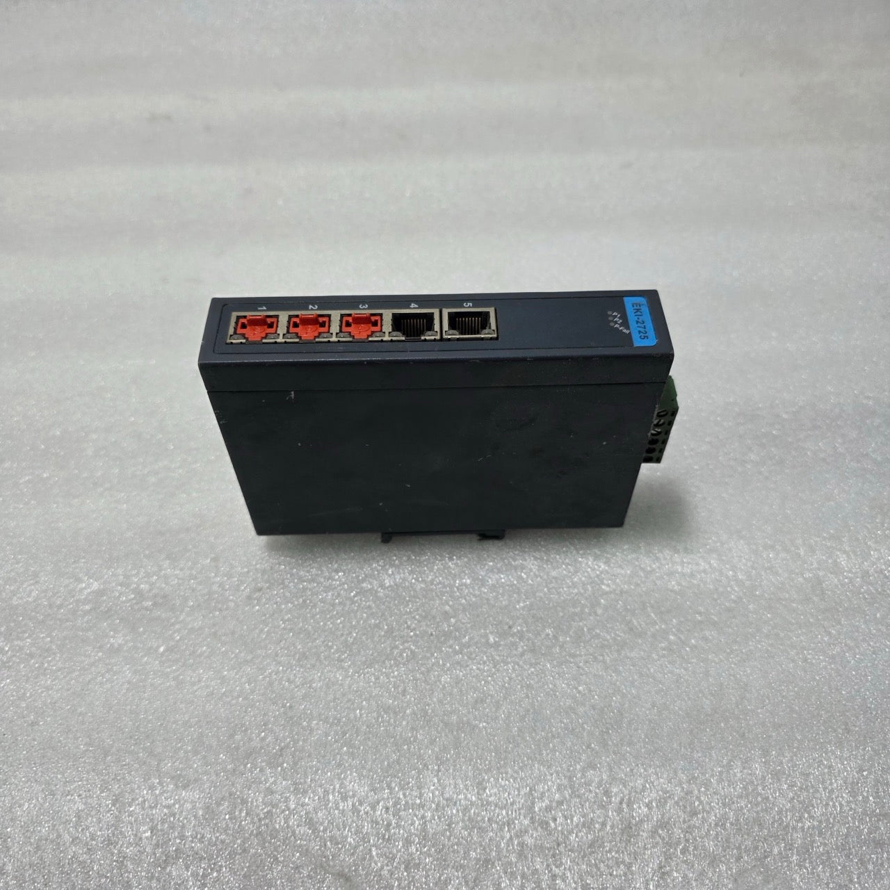 ADVANTECH EKI-2725 INDUSTRIAL ETHERNET SWITCH 5-PORT UNMANAGED 10/100 MBPS 12–48