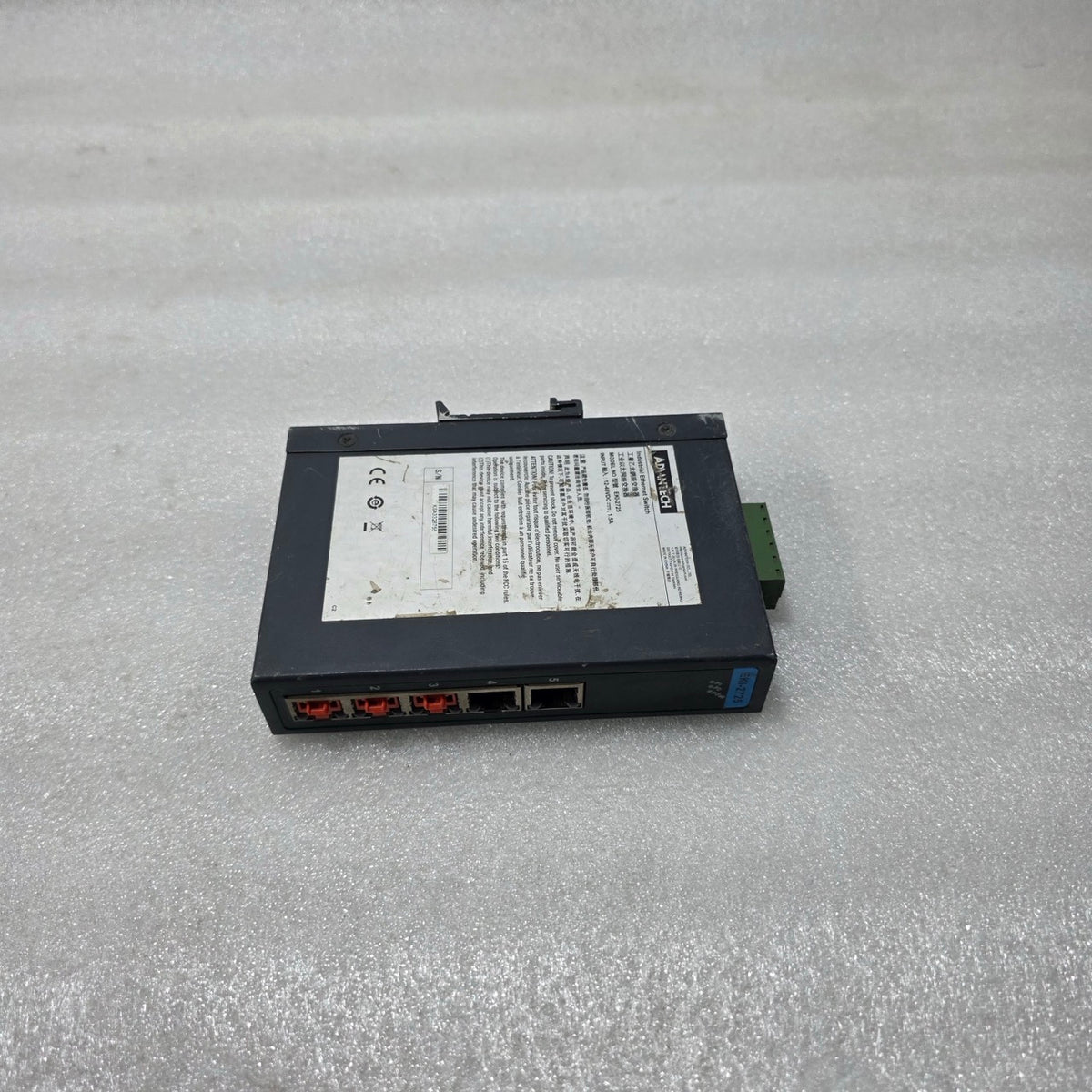 ADVANTECH EKI-2725 INDUSTRIAL ETHERNET SWITCH 5-PORT UNMANAGED 10/100 MBPS 12–48