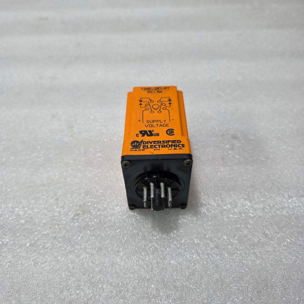 DIVERSIFIED ELECTRONICS TUC-120-ALA-030 TIME DELAY RELAY – DELAY ON OPERATE – 12