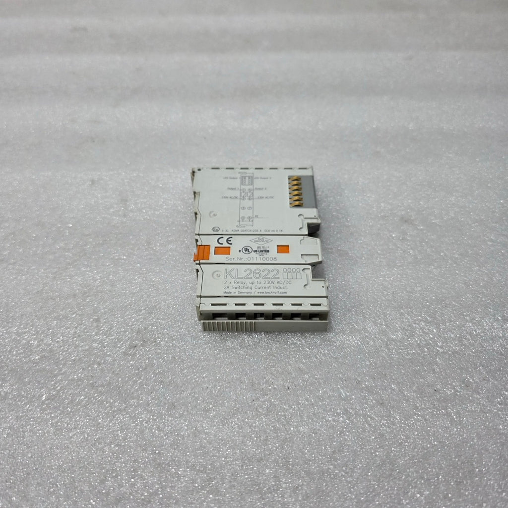 LOT OF 5 X BECKHOFF KL2622 2-CHANNEL RELAY OUTPUT TERMINAL X LOT OF 5