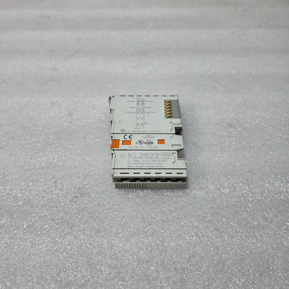 LOT OF 5 X BECKHOFF KL2622 2-CHANNEL RELAY OUTPUT TERMINAL X LOT OF 5