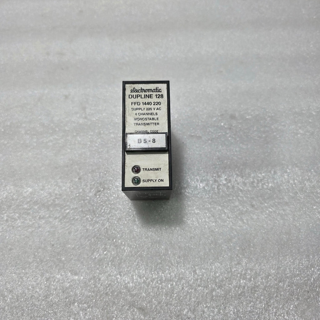 ELECTROMATIC DUPLINE 128 FFD 1440 220 4-CHANNEL MONOSTABLE TRANSMITTER 220 VAC