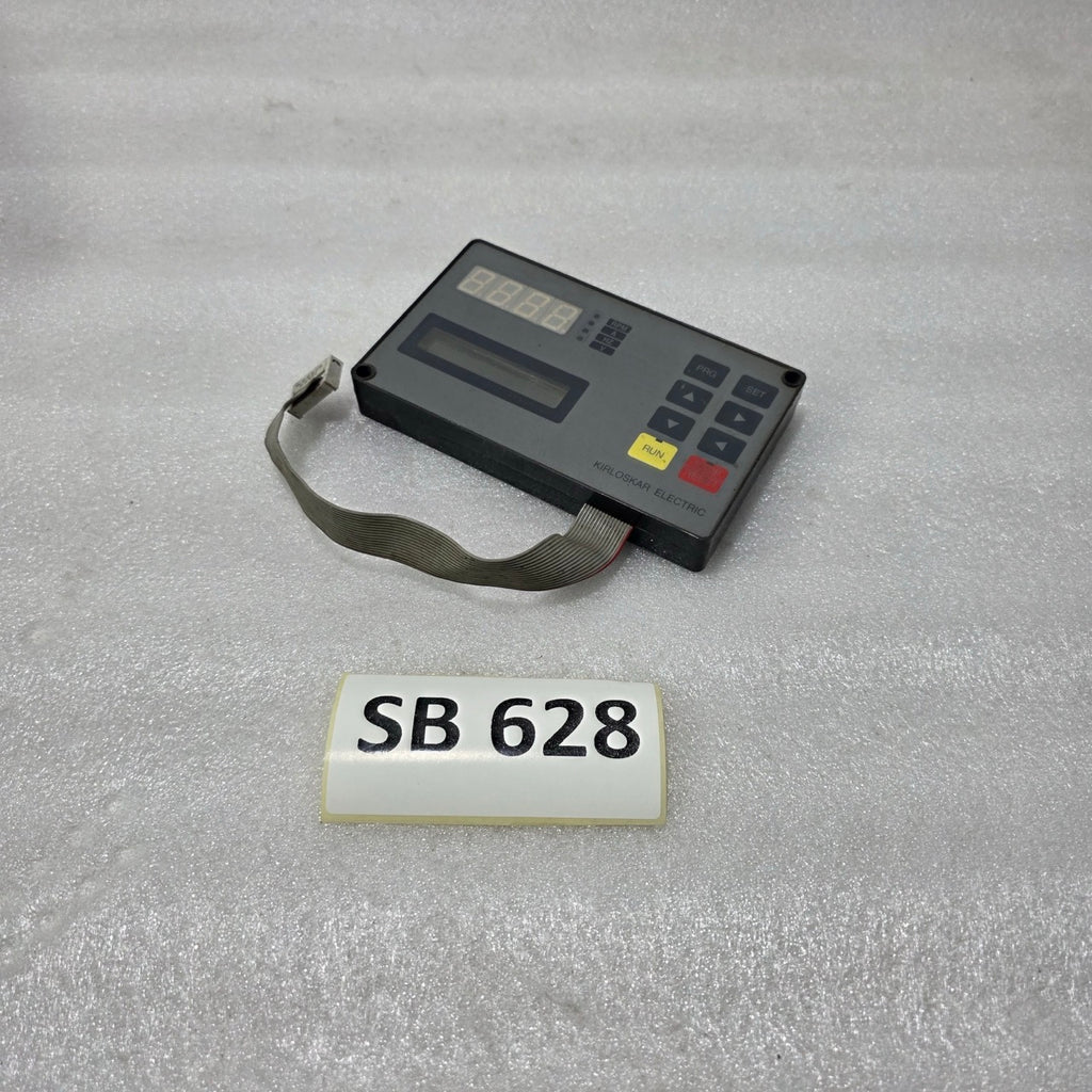Kirloskar Electric Operator Keypad / HMI Control Panel with Display & Ribbon Cab
