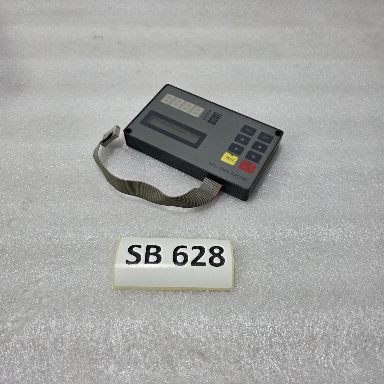 Kirloskar Electric Operator Keypad / HMI Control Panel with Display & Ribbon Cab