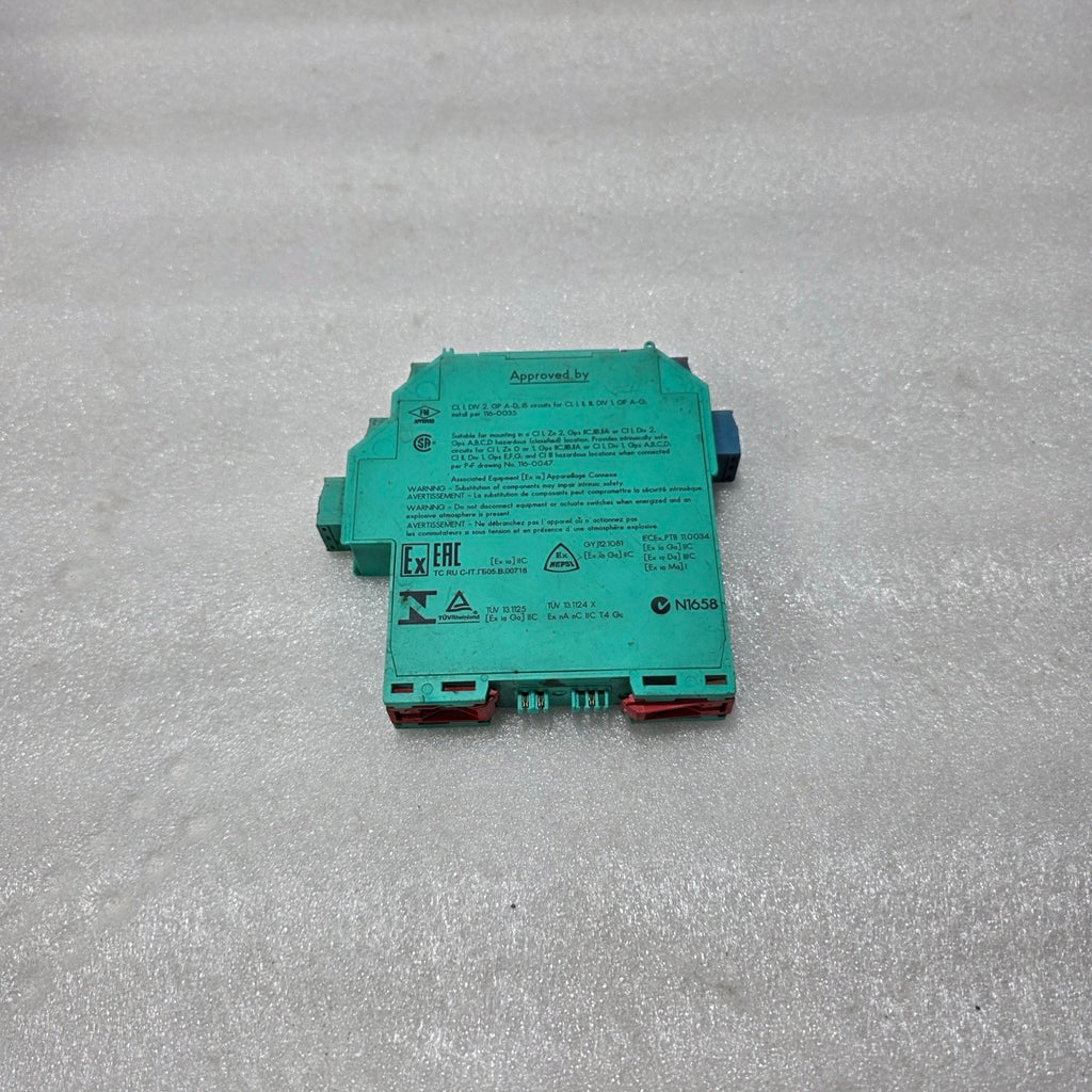 PEPPERL+FUCHS KFD2-SR2-EX2.W K-SYSTEM INTRINSICALLY SAFE RELAY ISOLATOR BARRIER