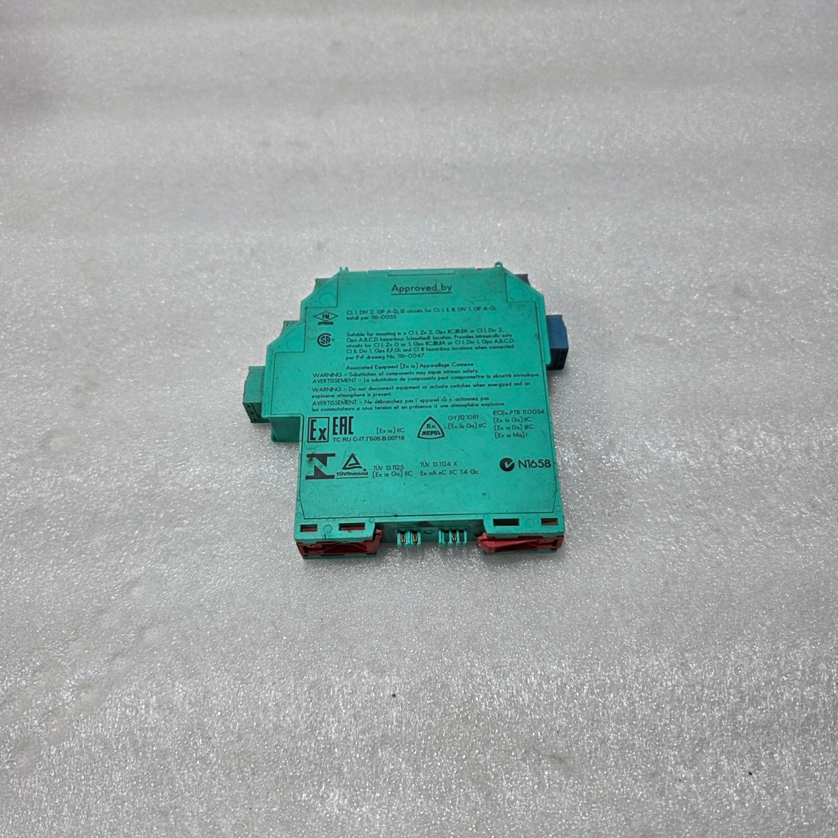 PEPPERL+FUCHS KFD2-SR2-EX2.W K-SYSTEM INTRINSICALLY SAFE RELAY ISOLATOR BARRIER
