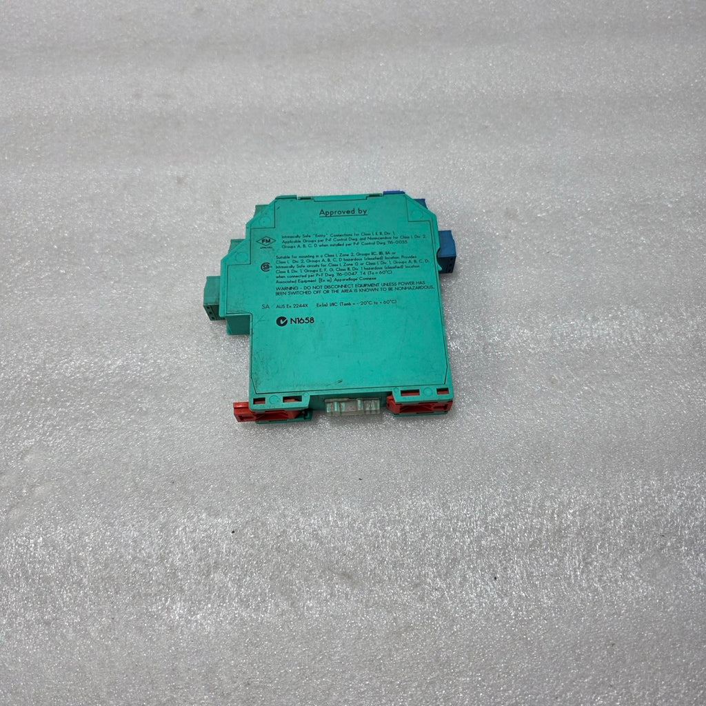 PEPPERL+FUCHS KFD2-SR2-EX2.W K-SYSTEM INTRINSICALLY SAFE RELAY ISOLATOR 24VDC
