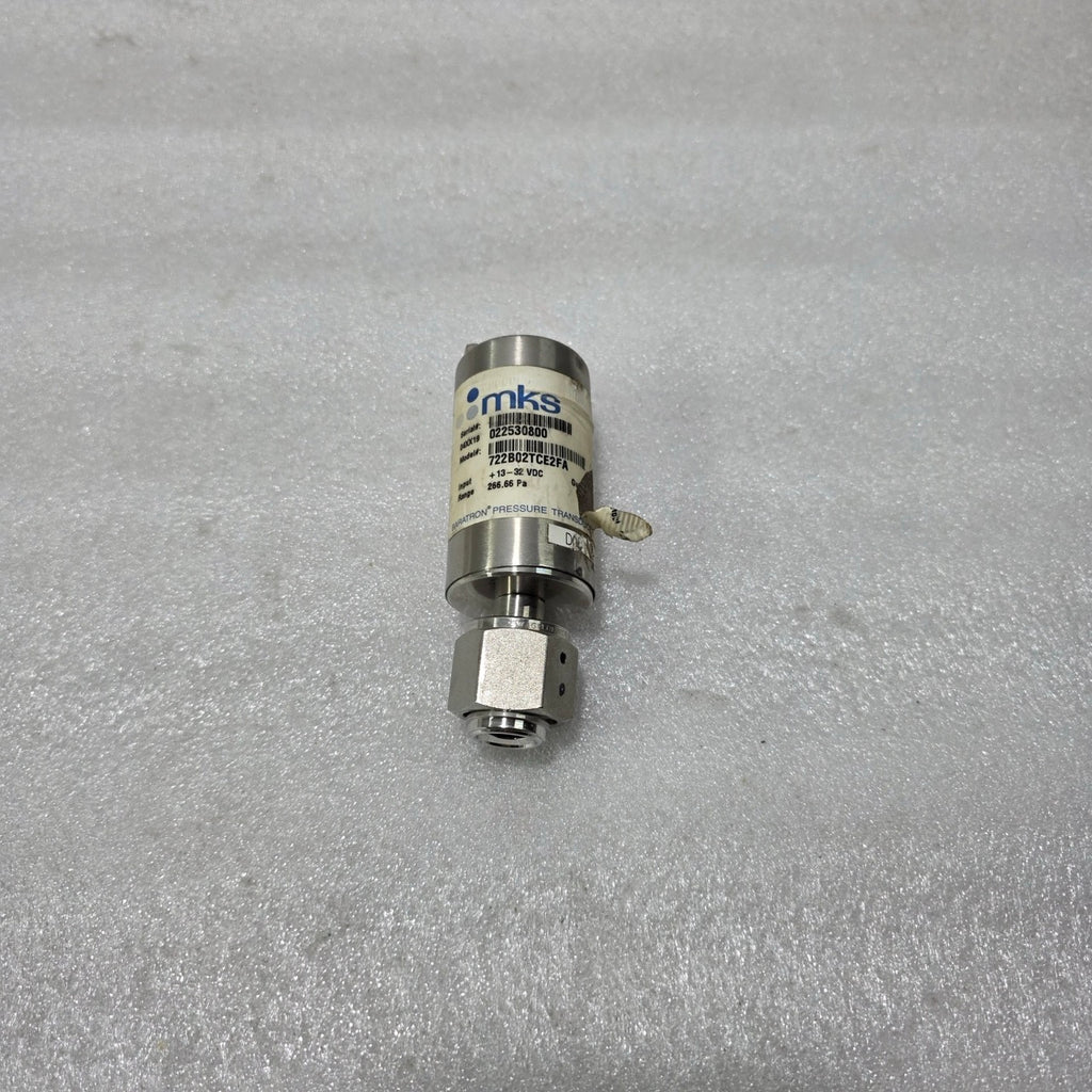 MKS BARATRON PRESSURE TRANSDUCER 722B02TCE2FA | 266.66 PA | 13–32 VDC