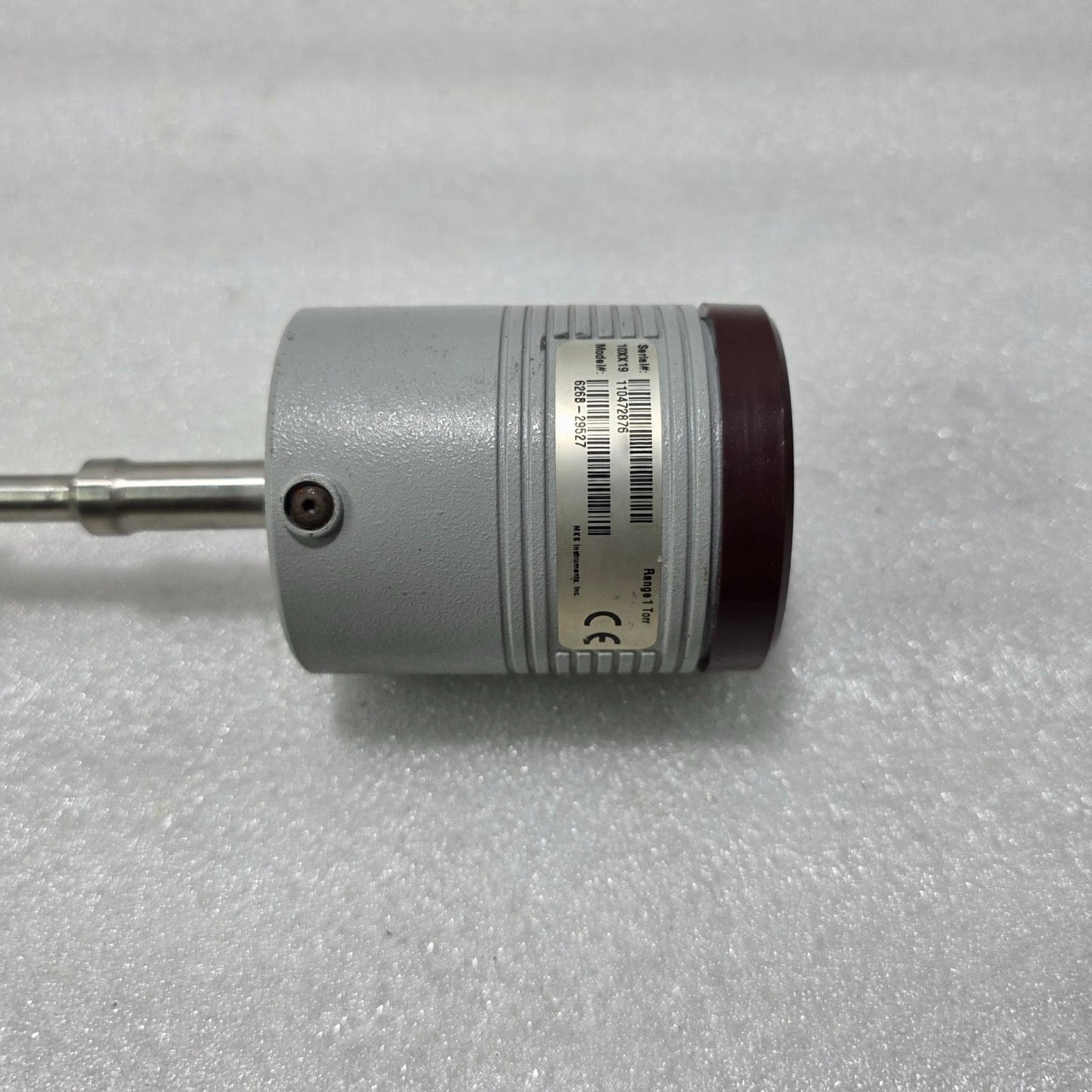 MKS BARATRON 626B-29527 CAPACITANCE MANOMETER PRESSURE TRANSDUCER – 1 TORR RANGE