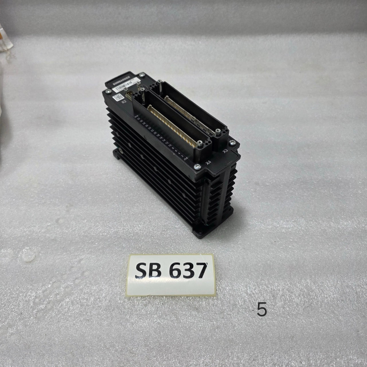 BOMBARDIER 3EST000214-341 CONTROL MODULE PR-03A DCA3100A RAILWAY ELECTRONIC UNIT