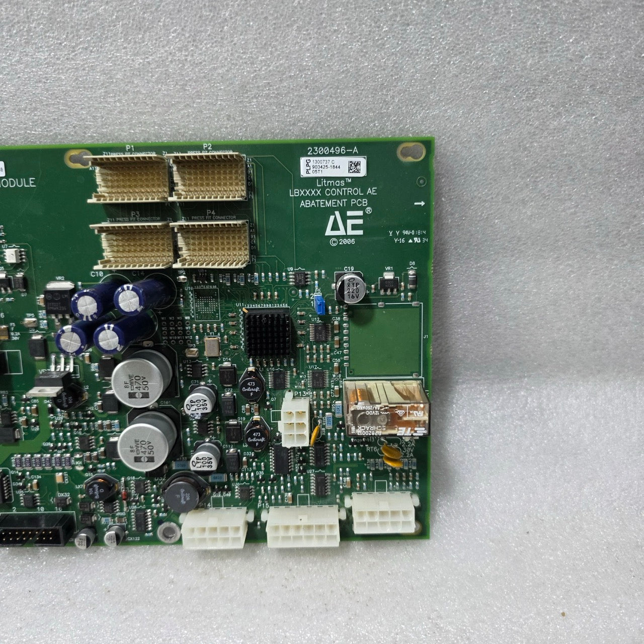 LITMOS AE 2300496-A LBXXXX CONTROL ABATEMENT 903425-1844 PCB PERSONALITY MODULE