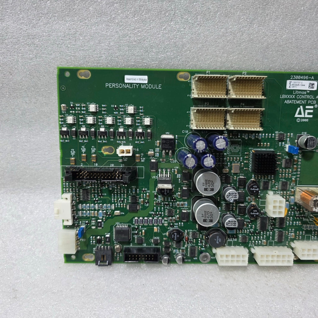 LITMOS AE 2300496-A LBXXXX CONTROL ABATEMENT 903425-1844 PCB PERSONALITY MODULE