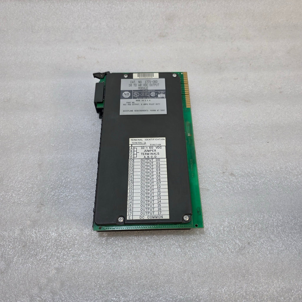 ALLEN-BRADLEY 1771-OBD DC OUTPUT MODULE | 10–60 VDC | PLC-5 16-POINT I/O