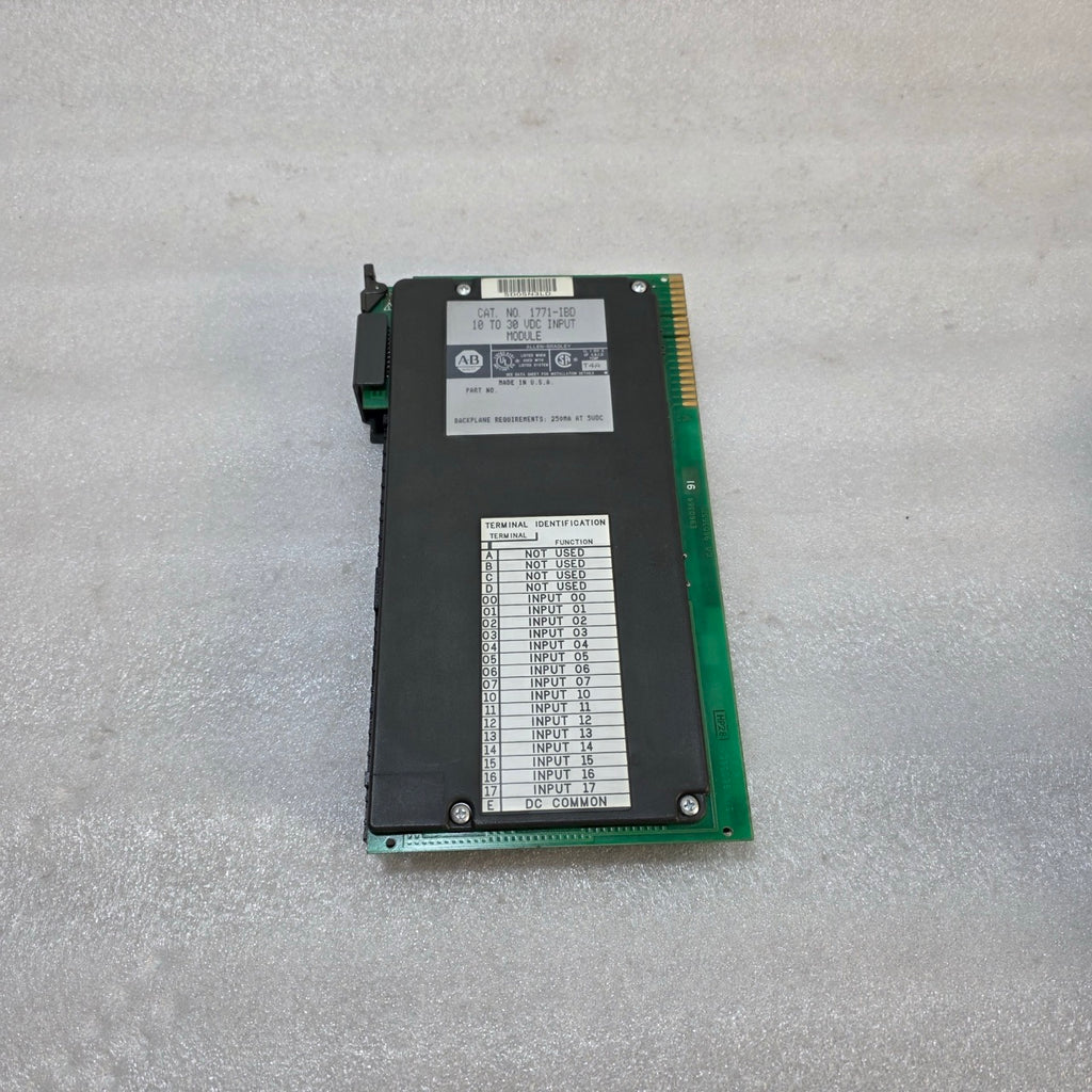 ALLEN-BRADLEY 1771-IBD DC INPUT MODULE | 10–30 VDC | PLC-5 16-POINT INPUT