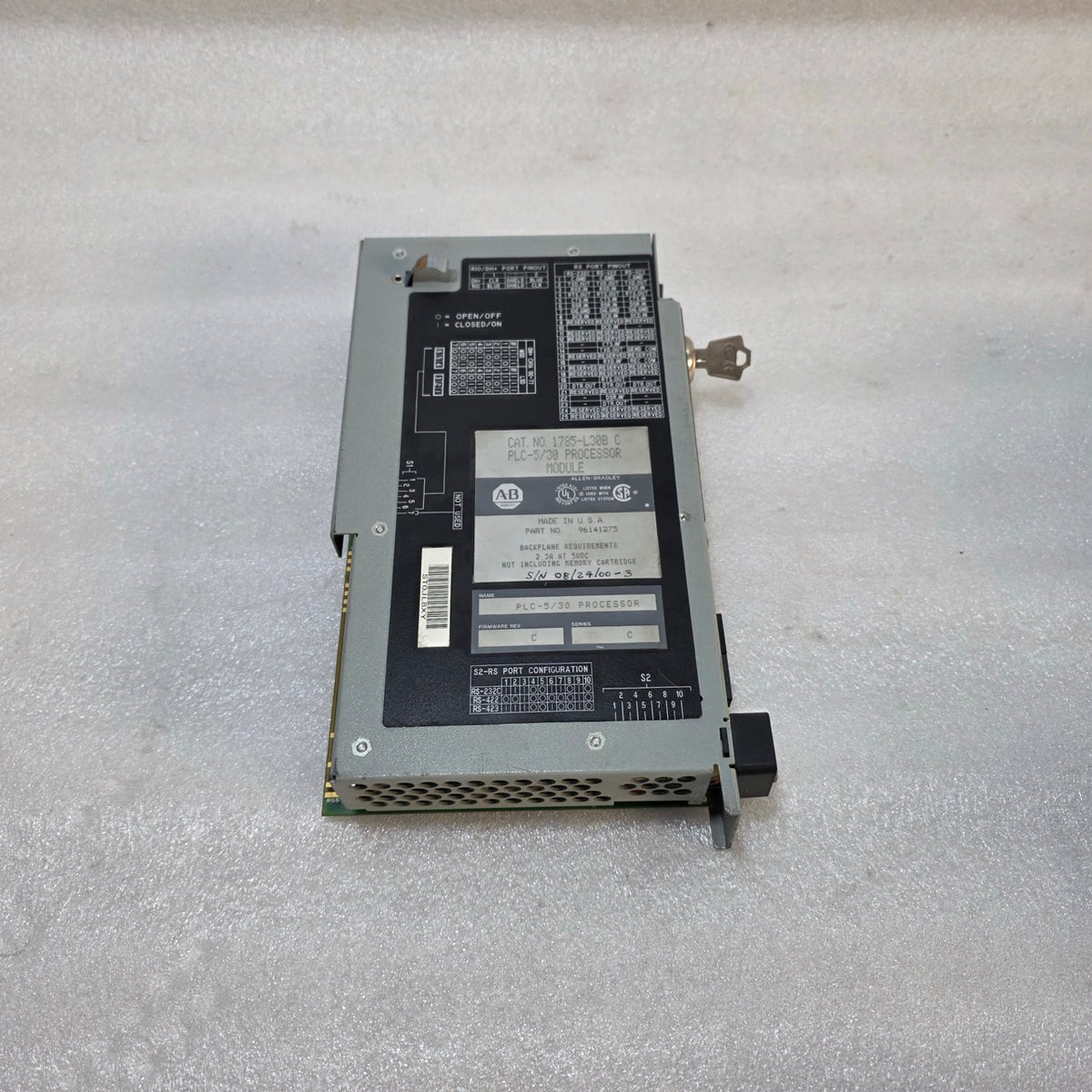 ALLEN-BRADLEY 1785-L30B SERIES C PLC-5/30 PROCESSOR MODULE | PLC-5 CONTROLLER