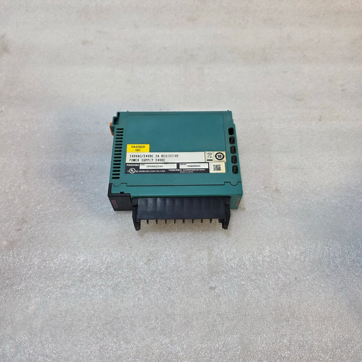 TOSHIBA GR0662S*S POWER SUPPLY UNIT RO662S 24VDC 2A INDUSTRIAL CONTROL PSU