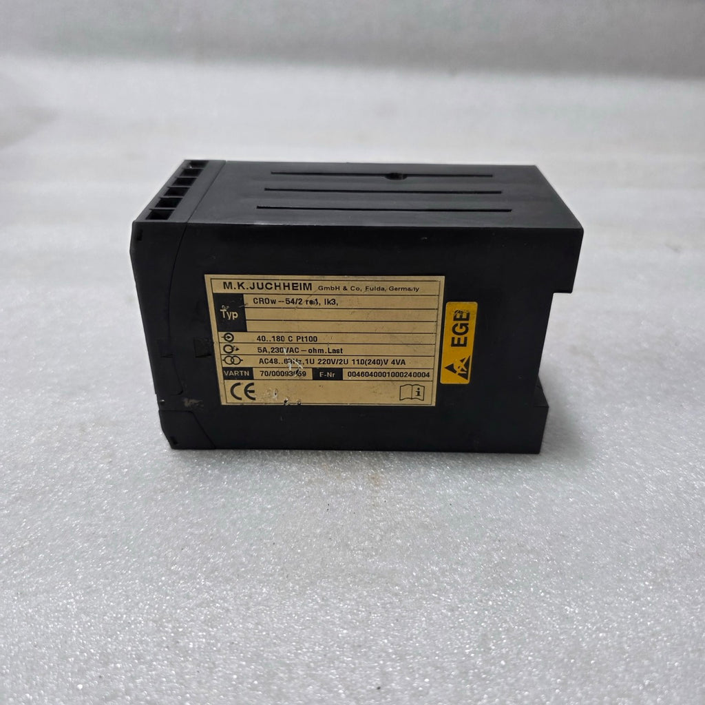 M.K. JUCHHEIM CROW-54/2 INDUSTRIAL TEMPERATURE CONTROLLER 230VAC