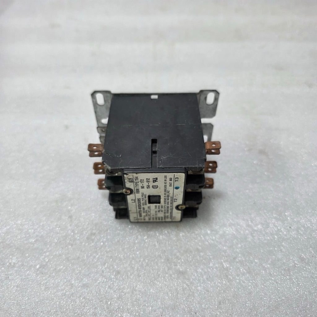 WHITE-RODGERS RBM TYPE 154 MOTOR STARTER / CONTACTOR 3-PHASE 600VAC 40 FLA 50 AM