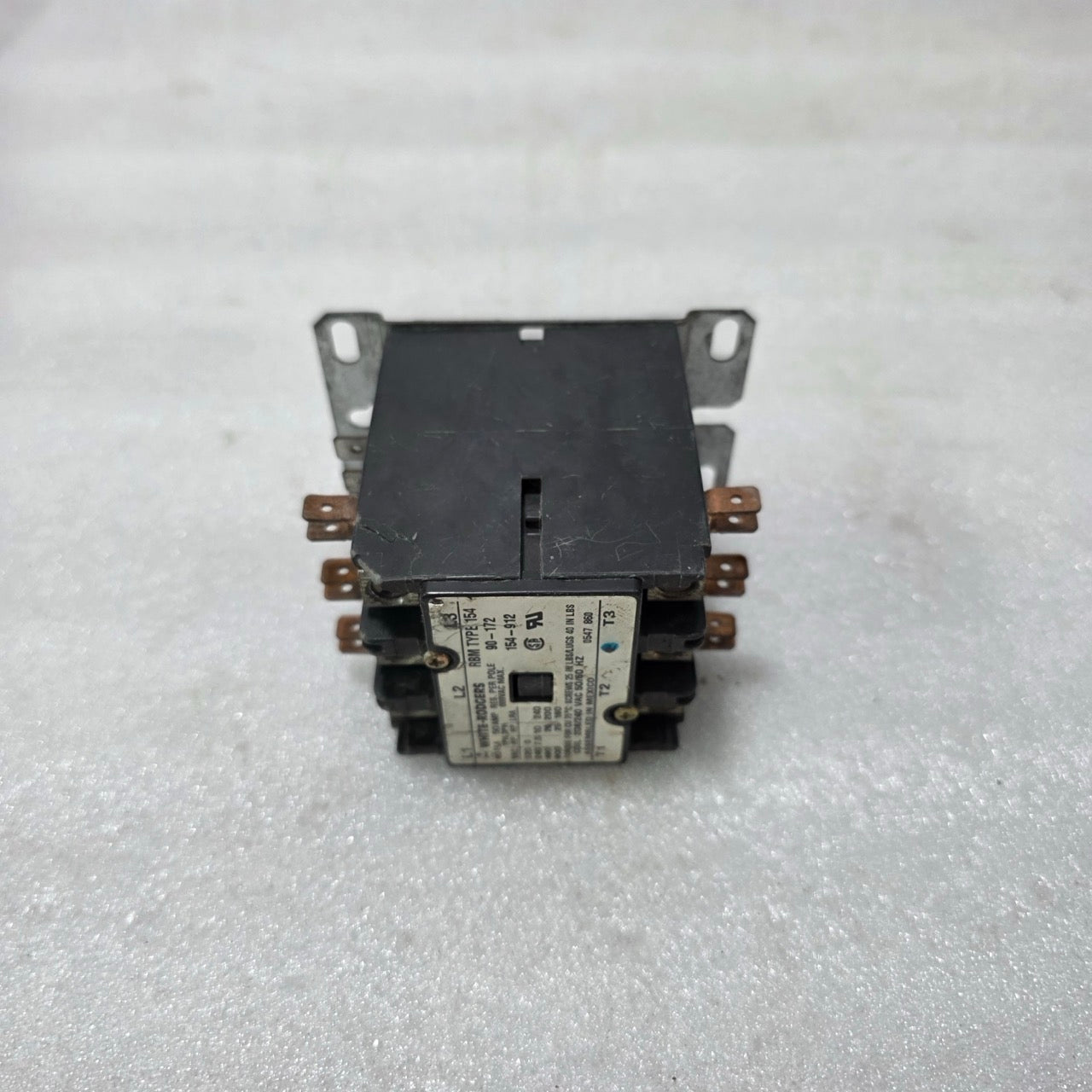 WHITE-RODGERS RBM TYPE 154 MOTOR STARTER / CONTACTOR 3-PHASE 600VAC 40 FLA 50 AM