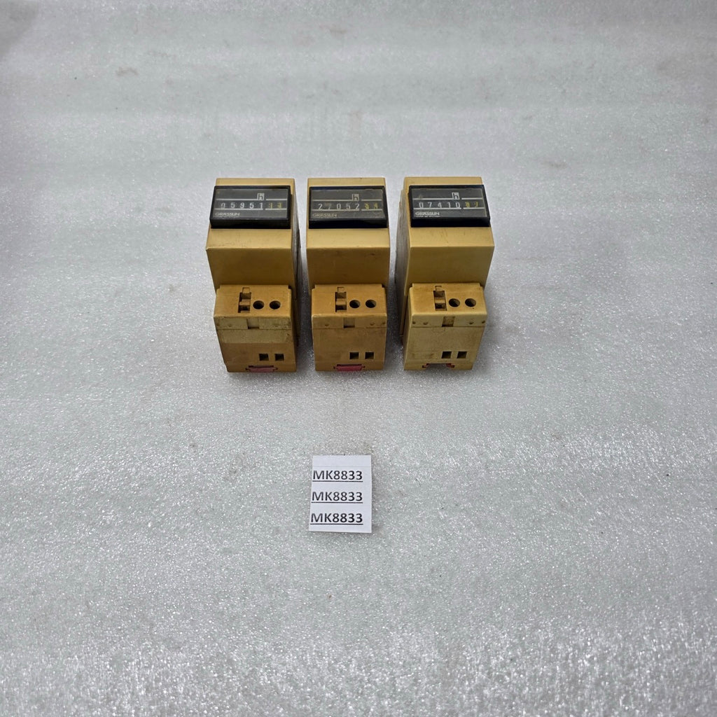 MERLIN GERIN UWZ 35V CONTROL MODULE WITH GRASSLIN HOUR COUNTER 220–240V AC