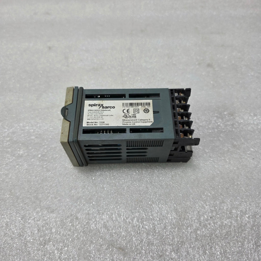 SPIRAX SARCO SX80 TEMPERATURE CONTROLLER MODULE | STOCK NO. 3231395 | PROCESS CO