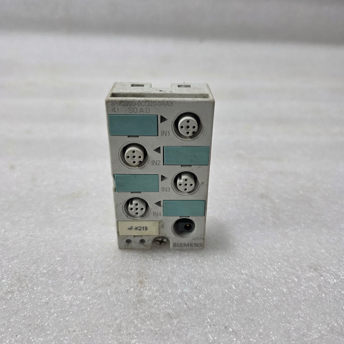 SIEMENS 3RK2200-0CQ20-0AA3 SAFETY RELAY MODULE | INDUSTRIAL CONTROL COMPONENT