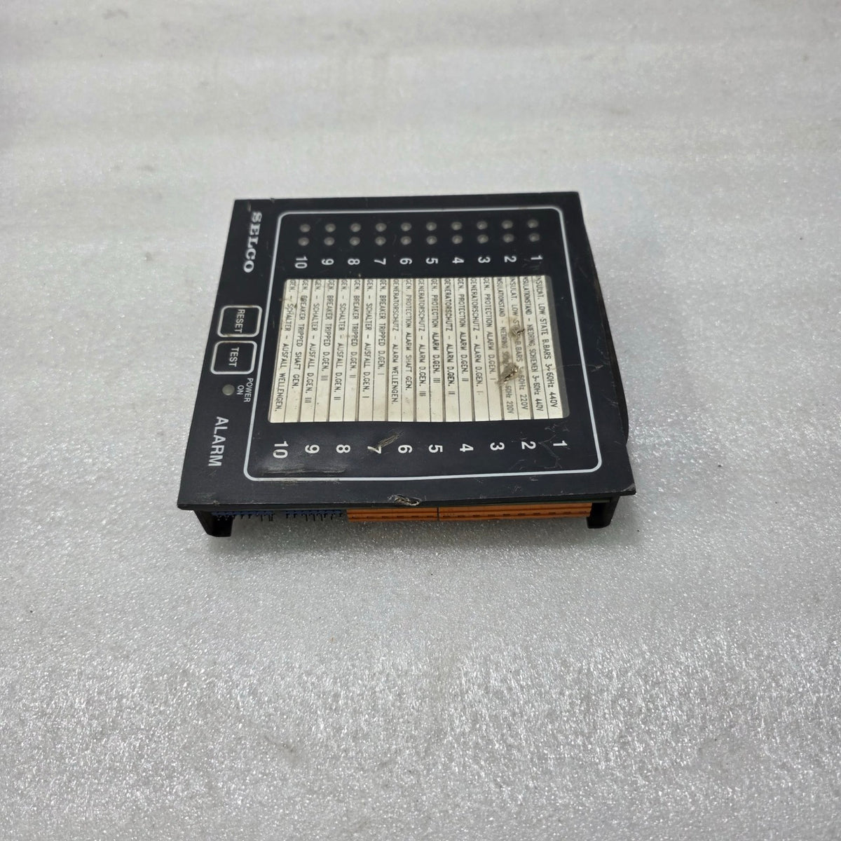 SELCO M1000-24-10B ALARM INDICATOR 24VDC